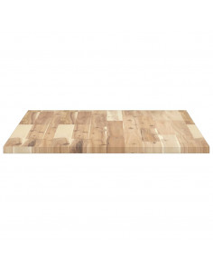 Piano Scrivania Non Trattato 80x60x2cm Legno Massello di Acacia