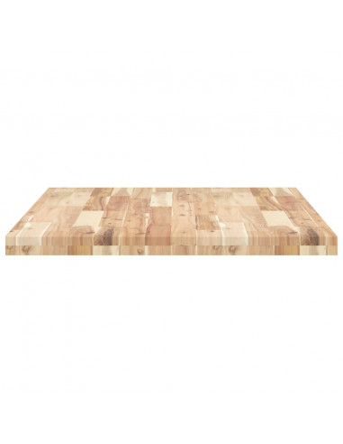 Piano Scrivania Non Trattato 80x70x4cm Legno Massello di Acacia