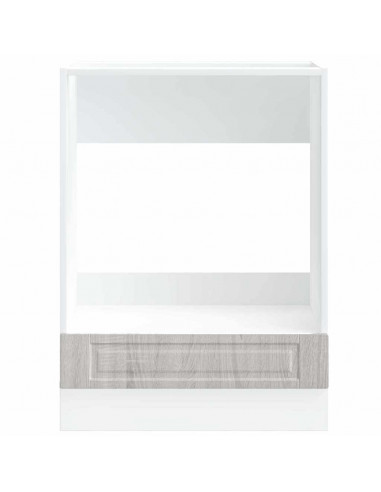 Armadio per Forno Porto Grigio Sonoma in Legno Multistrato