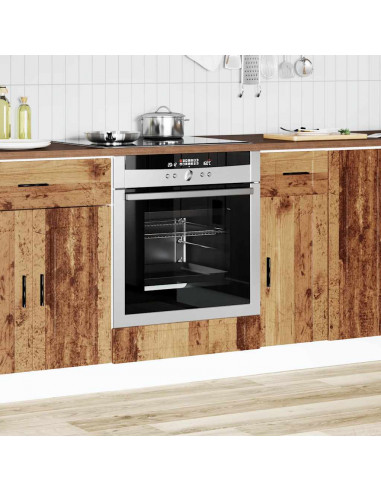 Armadio per Forno Porto Legno Antico in Legno Multistrato