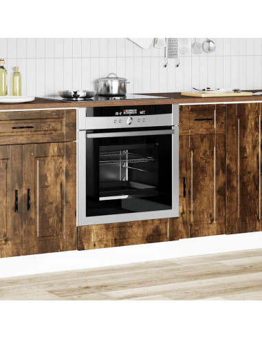 Armadio per Forno Porto Rovere Fumo in Legno Multistrato