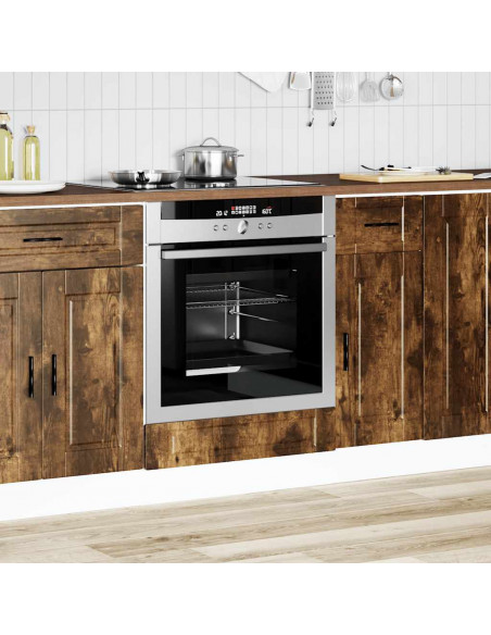 Armadio per Forno Porto Rovere Fumo in Legno Multistrato