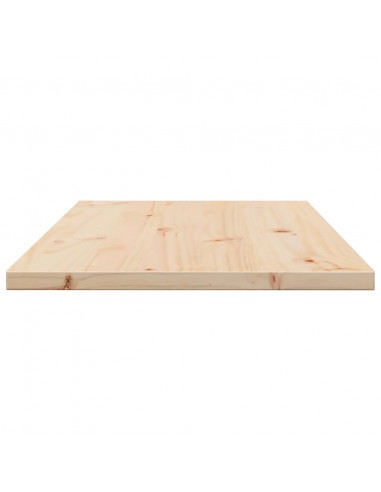 Piano Tavolo 100x50x2,5cm Rettangolare Legno Massello di Pino