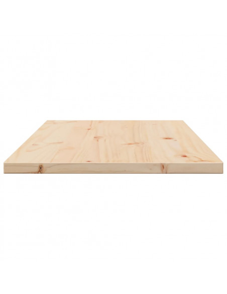 Piano Tavolo 100x50x2,5cm Rettangolare Legno Massello di Pino