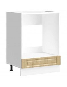 Armadio per Forno Porto Rovere Sonoma in Legno Multistrato 2