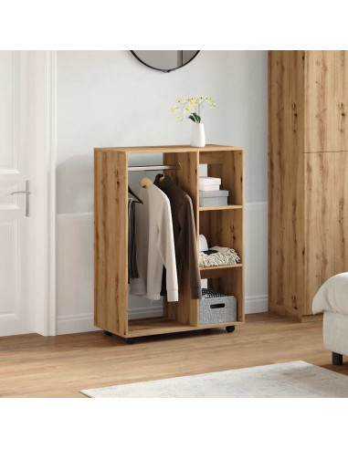 Armadio Rovere Artigianale 80x40x110 cm in Legno Multistrato