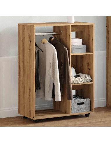 Armadio Rovere Artigianale 80x40x110 cm in Legno Multistrato