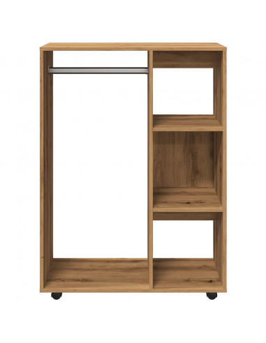 Armadio Rovere Artigianale 80x40x110 cm in Legno Multistrato