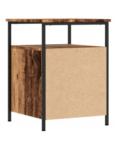 Comodini Legno Antico 2 pz 44x45x60 cm in Legno Multistrato 2