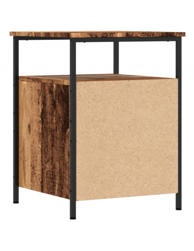 Comodini Legno Antico 2 pz 44x45x60 cm in Legno Multistrato