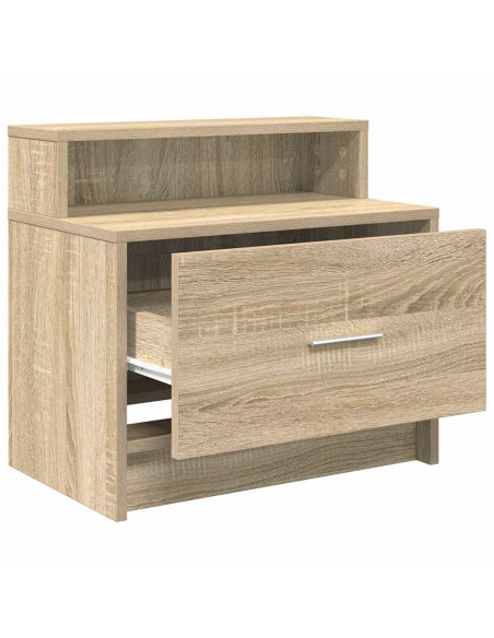 Comodino con Cassetto Rovere Sonoma 51x31x47 cm