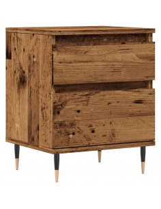 Comodino Legno Antico 40x35x50 cm in Legno Multistrato 2