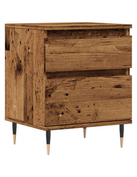 Comodino Legno Antico 40x35x50 cm in Legno Multistrato