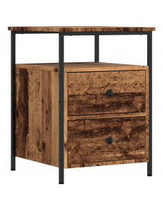 Comodino Legno Antico 44x45x60 cm in Legno Multistrato 2