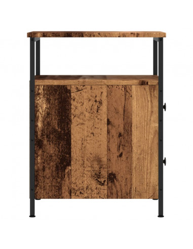 Comodino Legno Antico 44x45x60 cm in Legno Multistrato