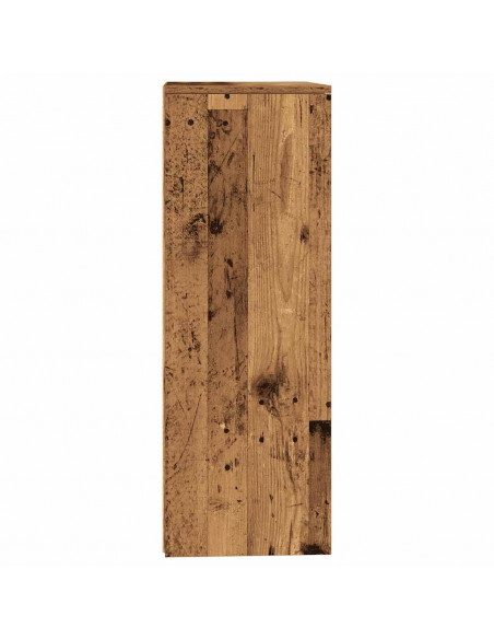 Credenza con 6 Cassetti Legno Antico 50x34x96 cm in Truciolato