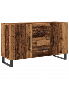 Credenza Legno Antico 100x36x60 cm in Legno Multistrato 2