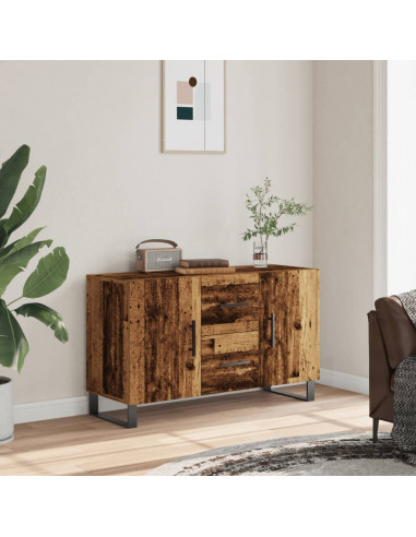Credenza Legno Antico 100x36x60 cm in Legno Multistrato