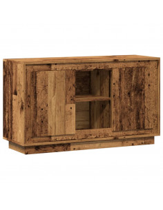 Credenza Legno Antico 102x35x60 cm in Legno Multistrato 2