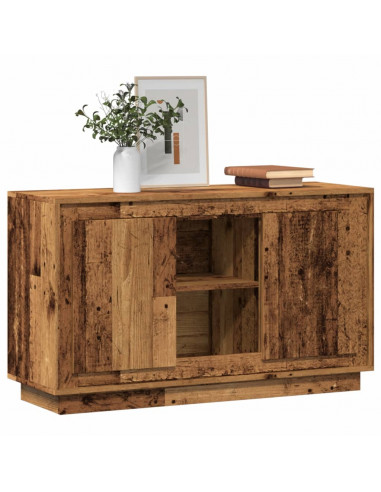Credenza Legno Antico 102x35x60 cm in Legno Multistrato