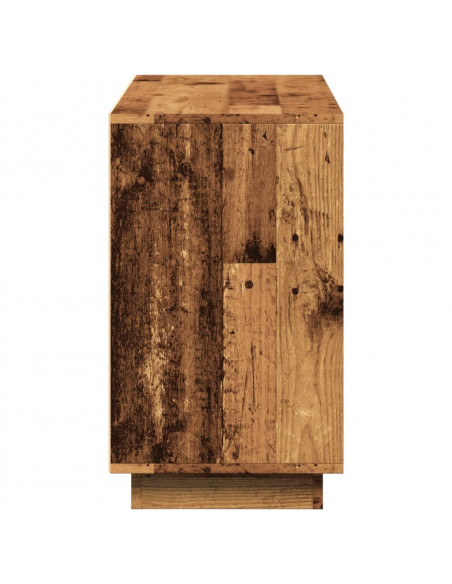 Credenza Legno Antico 102x35x60 cm in Legno Multistrato