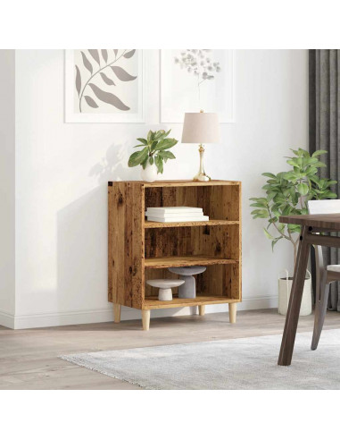 Credenza Legno Antico 57x35x75 cm in Truciolato