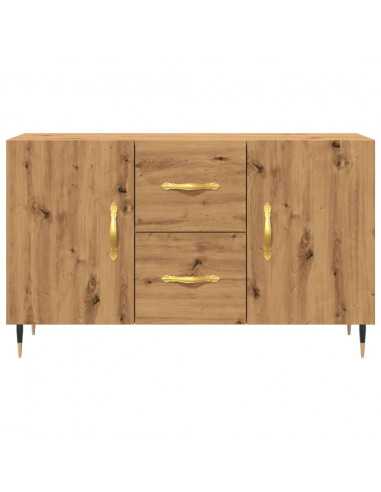 Credenza Rovere Artigianale 100x36x60 cm in Legno Multistrato