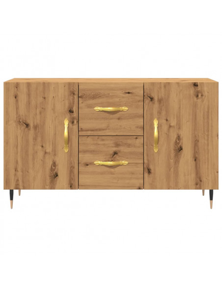 Credenza Rovere Artigianale 100x36x60 cm in Legno Multistrato