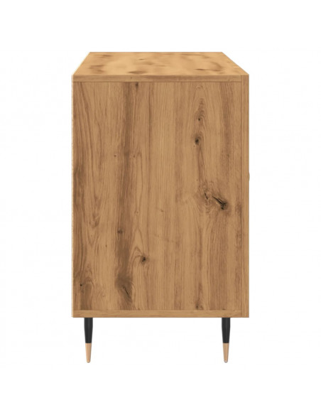 Credenza Rovere Artigianale 100x36x60 cm in Legno Multistrato