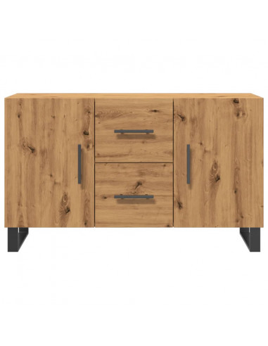 Credenza Rovere Artigianale 100x36x60 cm in Legno Multistrato