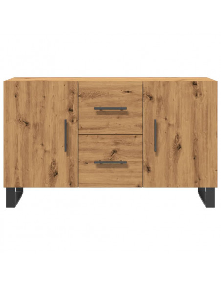 Credenza Rovere Artigianale 100x36x60 cm in Legno Multistrato
