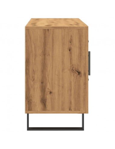 Credenza Rovere Artigianale 100x36x60 cm in Legno Multistrato