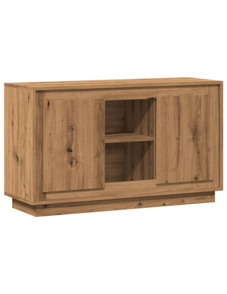 Credenza Rovere Artigianale 102x35x60 cm in Legno Multistrato