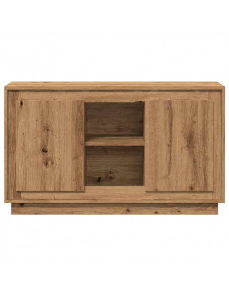 Credenza Rovere Artigianale 102x35x60 cm in Legno Multistrato