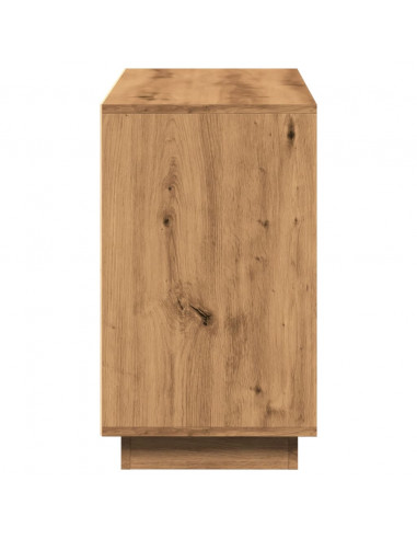 Credenza Rovere Artigianale 102x35x60 cm in Legno Multistrato