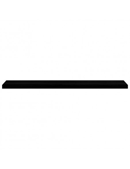 Davanzali 2 pz Marrone Scuro 140x25x2 cm Legno Massello Rovere