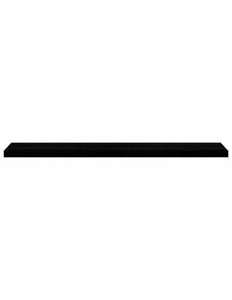 Davanzali 2 pz Marrone Scuro 140x30x2 cm Legno Massello Rovere
