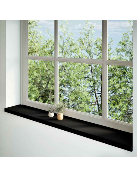 Davanzali 2 pz Marrone Scuro 160x25x2 cm Legno Massello Rovere