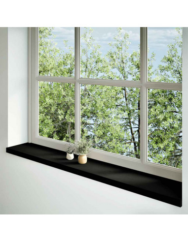 Davanzali 2 pz Marrone Scuro 160x30x2 cm Legno Massello Rovere