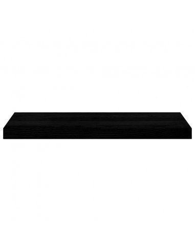 Davanzali 2 pz Marrone Scuro 70x25x2 cm Legno Massello Rovere