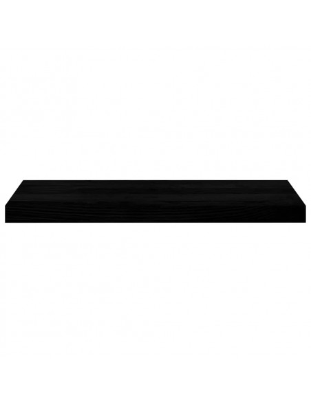 Davanzali 2 pz Marrone Scuro 70x25x2 cm Legno Massello Rovere