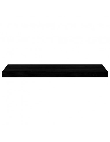 Davanzali 2 pz Marrone Scuro 80x25x2 cm Legno Massello Rovere