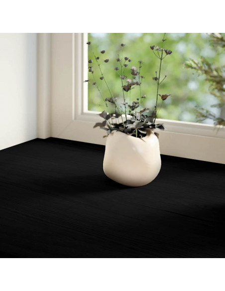 Davanzali 2 pz Marrone Scuro 90x30x2 cm Legno Massello Rovere