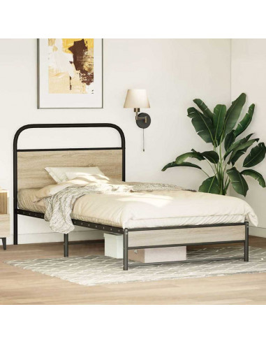 Giroletto senza Materasso Rovere Fumo 107x203 cm in Truciolato