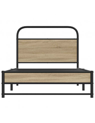 Giroletto senza Materasso Rovere Fumo 107x203 cm in Truciolato