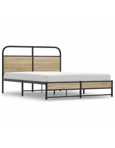 Giroletto senza Materasso Rovere Fumo 120x190 cm in Truciolato 2