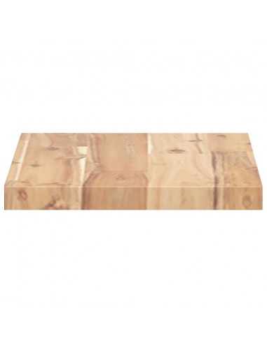 Piano Tavolo 40x20x2 cm Rettangolare Legno Massello di Acacia