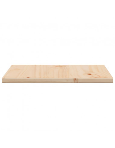 Piano Tavolo 40x40x1,7 cm Quadrato in Legno Massello di Pino