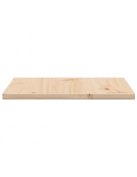 Piano Tavolo 40x40x1,7 cm Quadrato in Legno Massello di Pino