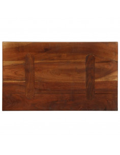 Piano Tavolo 50x20x2,5 cm Rettangolare in Massello di Recupero